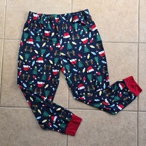 Holiday Time Kids Pajama Bottoms - Blue and Red